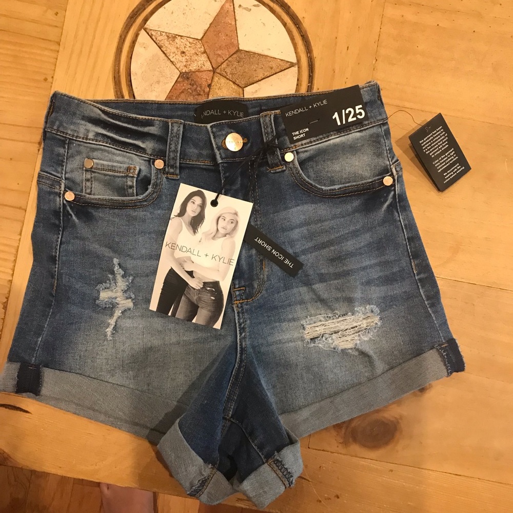 Kendall + Kylie Jean shorts